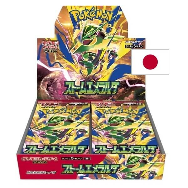 Pokémon Storm Emeralda Booster Box - japonsky