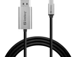 Sandberg USB-C to DisplayPort Cable 2M černá / kabel HDMI na USB-C