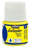 Barva na textil Pébéo Setacolor Opaque 45 ml - Žlutá citron 17