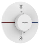 HANSGROHE - ShowerSelect Comfort Termostatická baterie pod omítku, pro 2 spotřebiče, matná bílá 15556700