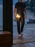 Louis Poulsen Přenosná lampa PH 1/1 Portable Chrome, stříbrná barva, sklo, kov