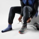 Unisex merino turistické ponožky SMARTWOOL Hike Light Cushion Ankle Socks, Nightfall Blue velikost: 46-49 (XL)