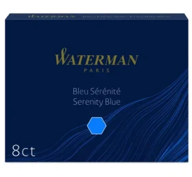 Waterman Inkoustové bombičky standardní 8 ks omyvatelné tmavě modré 1507/7520020 8 ks