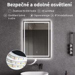 CERANO - Koupelnové LED zrcadlo Interno - 50x70 CER-429358