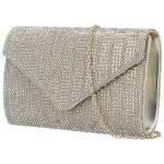 Třpytivé dámské psaníčko Michelle Moon Florida, zlaté