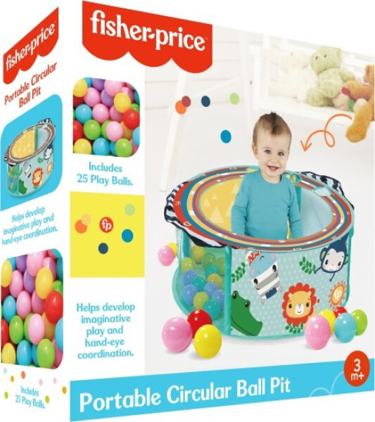 Fisher-Price Kulatá ohrádka s míčky (25ks)