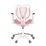 Dětská židle, výškově nastavitelná, růžová síťovina, KA-C806 PINK