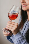 Bella Rose Sklenice na víno Hodně někde + vánoční krabička, čirá barva, sklo, 350 ml