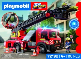 PLAYMOBIL Hasiči 72192 Hasičské auto s výsuvnou plošinou