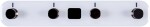 Mooer F4 Wireless Footswitch WH