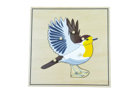 Moyo Montessori Moyo Montessori Puzzle s kostrou - pták
