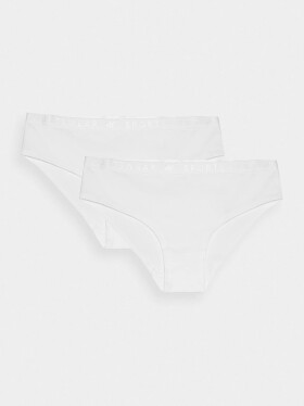 Dámské spodní prádlo kalhotky 4F (2 Pack) - bílé Velikost: M