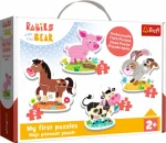 Trefl - Puzzle - Baby puzzle: Na farmě 4v1