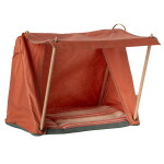 Maileg Stan pro myšky Maileg Happy Camper Orange, oranžová barva, textil