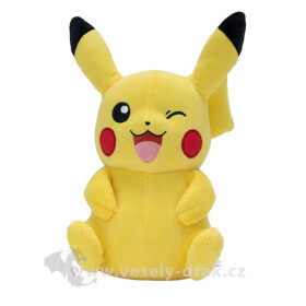 Pokémon plyšák Pikachu - veselý 30 cm