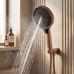 REA - Sprchová hlavice JS-033 Brush Copper REA-03908