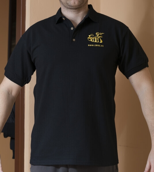 Černá Magic polo košile CMUS velikost XXL