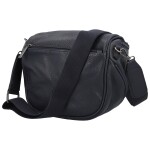 Stylová dámská koženková kabelko-ledvinka Ergitta Newa, tmavě modrá