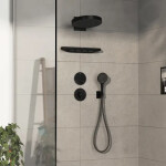 HANSGROHE - ShowerSelect Comfort Termostatická baterie pod omítku, matná černá 15559670