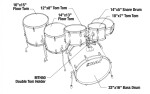 Tama Imperialstar Hairline Black Rock Set II