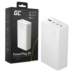 Powerbanka 30 000 mAh bílá / Powerbanka / 22,5 W / 4x port (PBGC30W)