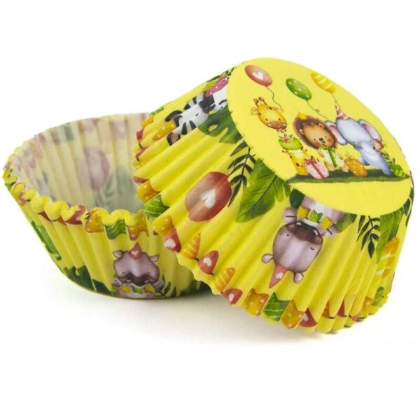 Košíčky papírové Safari, 50 ks, v.30xpr.50 mm