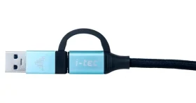 I-tec C31USBCACBL / Kabel USB-C / USB-C na USB-C + USB-A 3.0 / 1 m / USB 3.1 Gen 2 / 10 Gbps (C31USBCACBL)