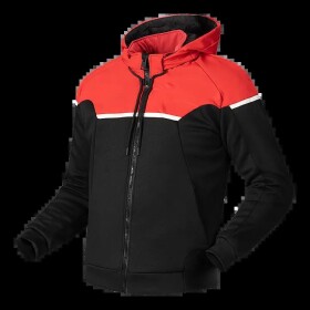 Moto bunda Richa Stradale Hoodie černo/červená - Xxl