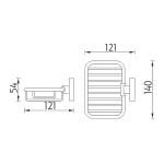 Nimco Unix chrom mýdlenka drátěná UN 13059Z-26 UN 13059Z-26