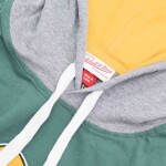 Mitchell & Ness Pánská mikina Green Bay Packers NFL Color Blocked Lightweight Hoodie Velikost: L