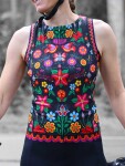 Cyklodres bez rukávů CYCOLOGY Frida Black, dámský (Motiv Frida Black, velikost M)