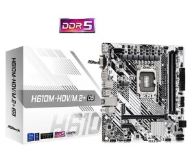 ASRock MB Sc LGA1700 H610M-HDV/M.2+ D5, Intel H610, 2xDDR5, 1xDP, 1xHDMI, 1xVGA, mATX EDF_380903
