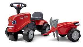 Odstrkovadlo - traktor Case IH Ride - on červený s volantem - Alltoys Falk