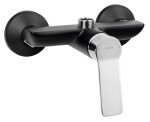 AQUALINE - SINTRA nástěnná baterie 3/4", bez ramínka, černá mat/chrom SX013