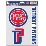Samolepka Detroit Pistons NBA Multi-Use Set (3 ks)% 1 ks