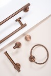 REA - Držák na toaletní papír 6611 Modern Brush Copper REA-98016