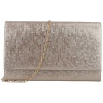 Třpytivé dámské psaníčko Moon Pemax new, růžovo-zlaté