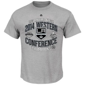 Majestic Pánské Tričko Los Angeles Kings 2014 Western Conference Champions Five Hole Velikost: XXL