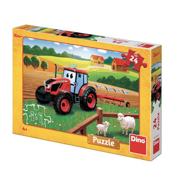 Zetor - orba: puzzle 24 dílků - Dino