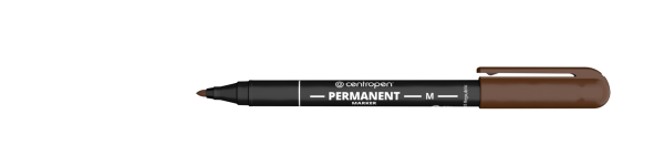 Centropen 2846 permanentní fix 1 mm hnědý
