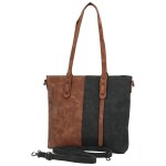 Trendy dámská kabelka na rameno MaxFly Ritta, černá