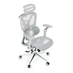 Kancelářská židle, synchronní mechanismus, šedá síťovina, KA-B2363 GREY