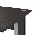 Kancelářský stůl Prima 80400/71 černý/stříbrné nohy