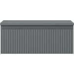 MEXEN/S - Rivel koupelnová skříňka pod umyvadlo 60 cm s deskou, 1 šuplík, reliéf , grafit mat 91A20-06023-1-BFC66