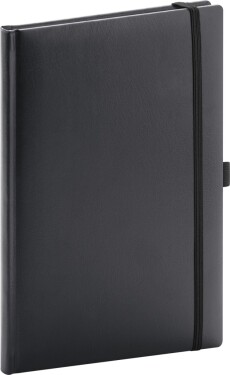 NOTIQUE Notes Balacron, černý, tečkovaný, 15 x 21 cm