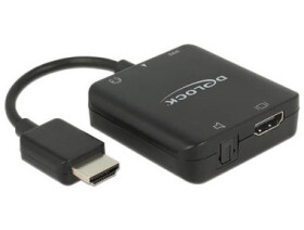 DeLock adaptér HDMI Audio Extraktor 4K kompaktní