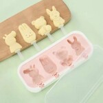 Dortisimo Silikonová forma na nanuky Zvířátka (na 4 ks) 3,5 cm