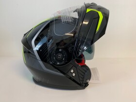 AZmoto Výklopná helma FF 950 černo/zelená Velikost.: