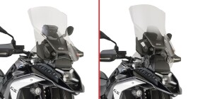 D5143St plexi čiré Bmw R 1300 GS (24-25), vxš510x445mm, lze montovat s radarem