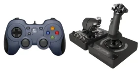 Logitech F310 + G X56 HOTAS / Herní sada / Gamepad USB + HOTAS joystick / PC
